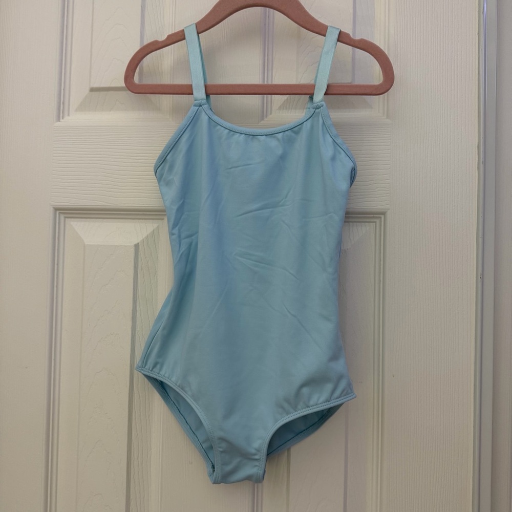 Bloch Light Blue Leotard Girls Size 6x-7